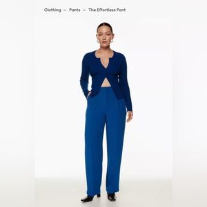 Wilfred Blue Wide Leg Pants